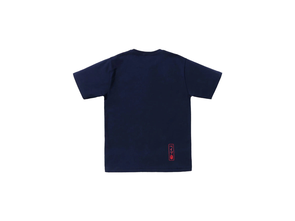 BAPE Koinobori Carp Flags Ape Head Tee (SS22) Navy-BAPE-pikastore.cz