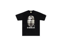 Bape Check By Bathing Ape Tee Black (grå tern)