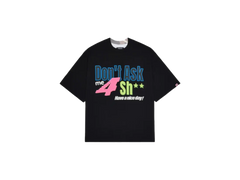 Broken Planet Dont Ask Me Split Camo T-Shirt Midnight Black