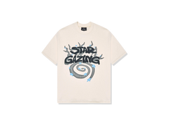 Broken Planet Stargazing T-Shirt Vanilla White