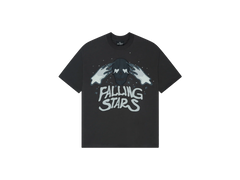 Broken Planet Falling Stars T-Shirt Soot Black