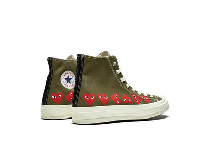 Comme des Garcons Play x Converse Chuck 70 Hi Top Multi Heart