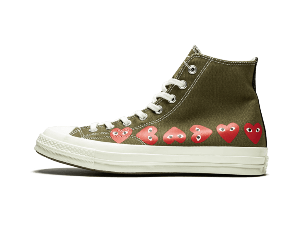 Comme des Garcons Play x Converse Chuck 70 Hi Top Multi Heart