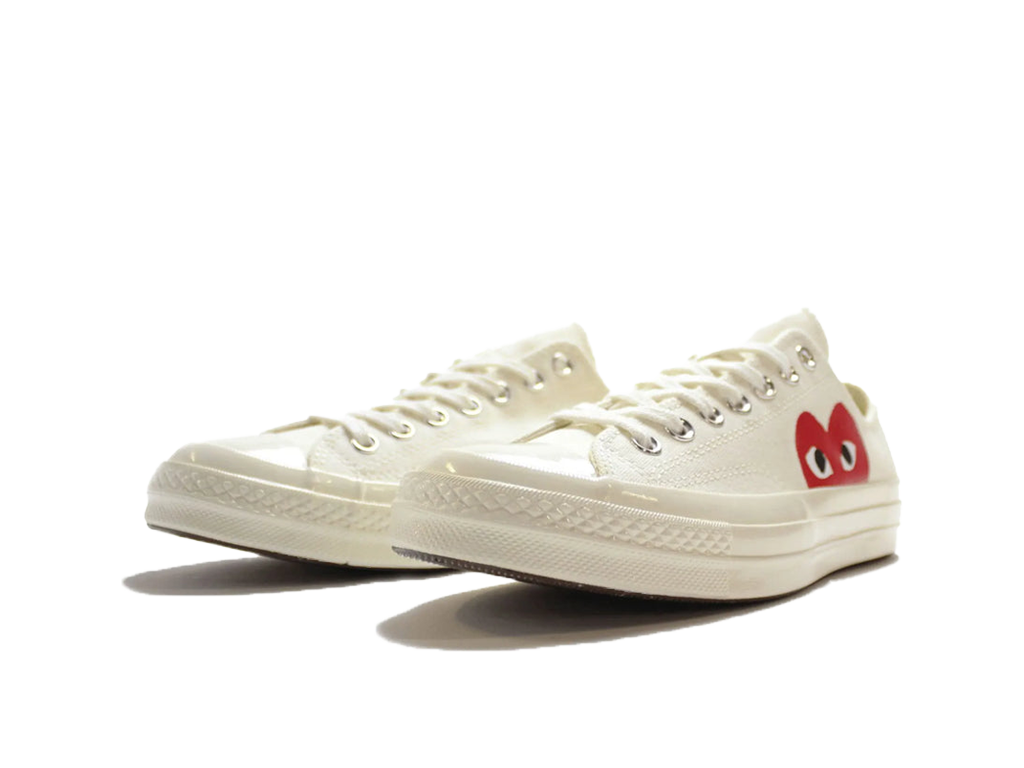 Converse Chuck Taylor All Star 70 Ox Comme des Garcons PLAY White-Converse-pikastore.cz