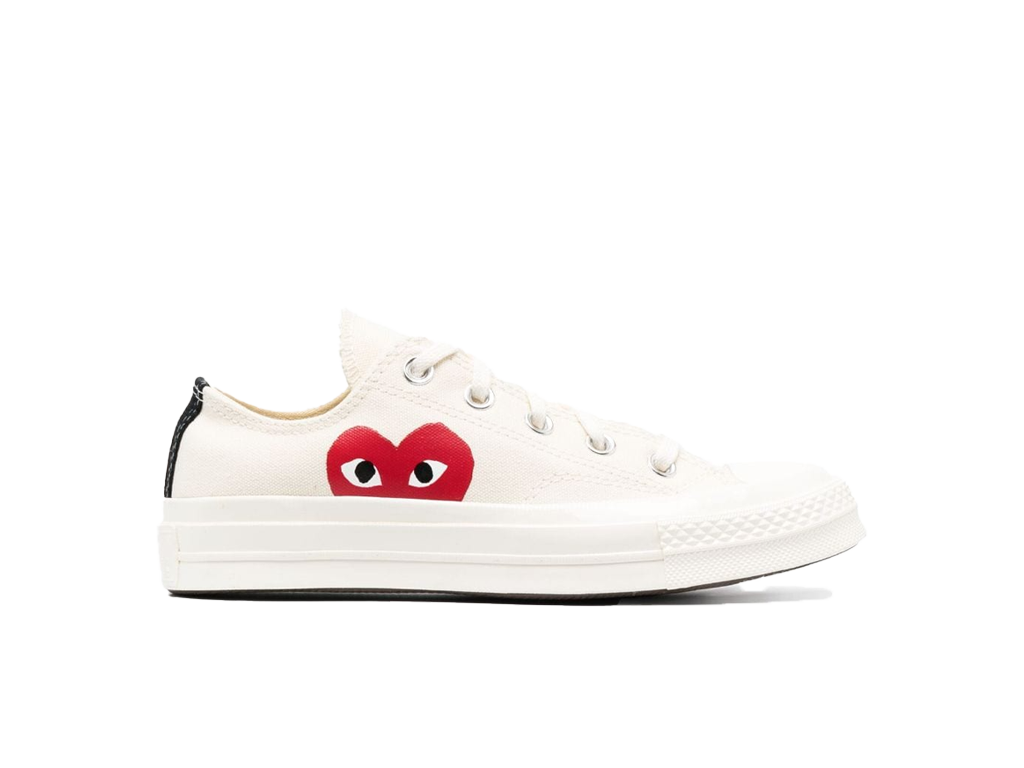 Converse Chuck Taylor All Star 70 Ox Comme des Garcons PLAY White-Converse-pikastore.cz
