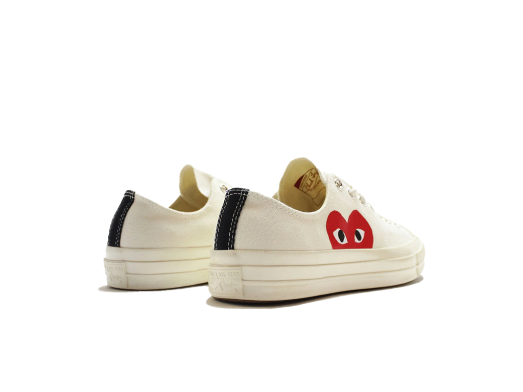 Converse Chuck Taylor All Star 70 Ox Comme des Garcons PLAY White-Converse-pikastore.cz