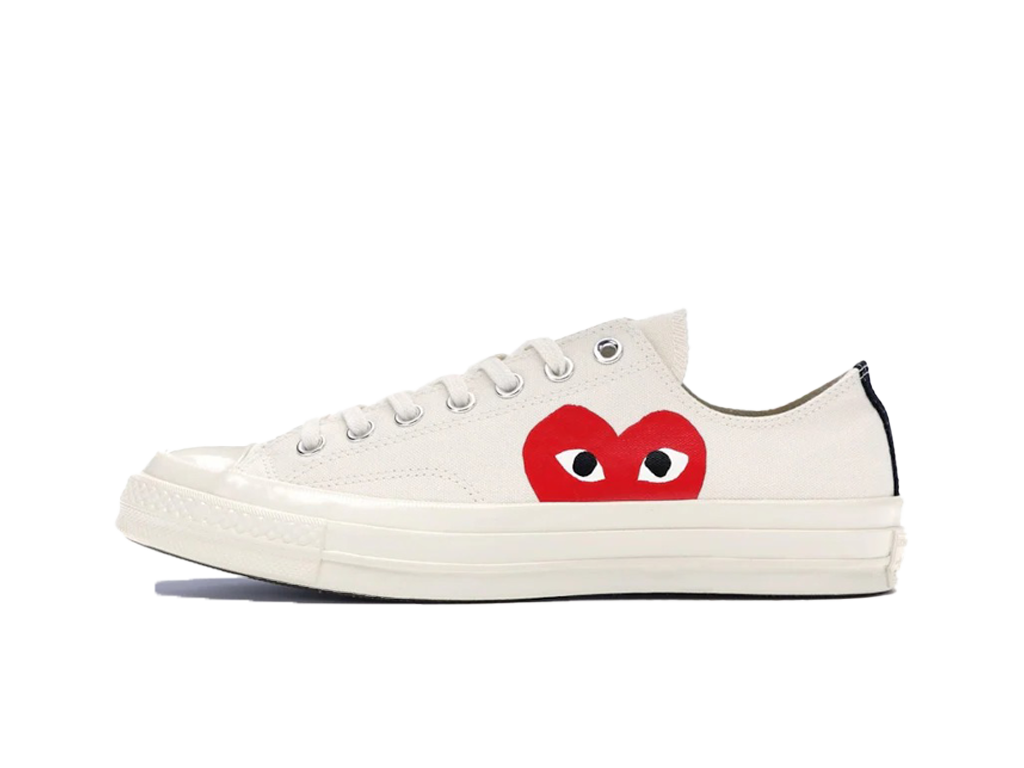 Converse Chuck Taylor All Star 70 Ox Comme des Garcons PLAY White-Converse-pikastore.cz