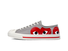 Converse Comme des Garçons PLAY x Jack Purcell Drizzle Red