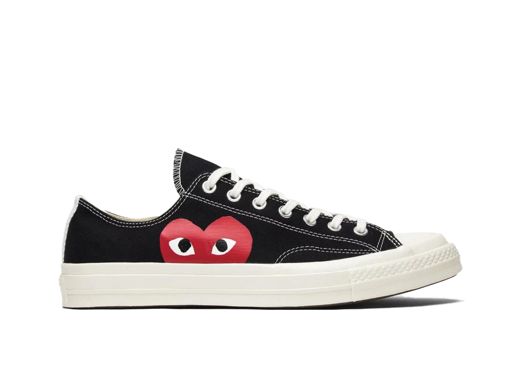Converse Comme des Garcons Play x Chuck 70 Low Black-Converse-pikastore.cz