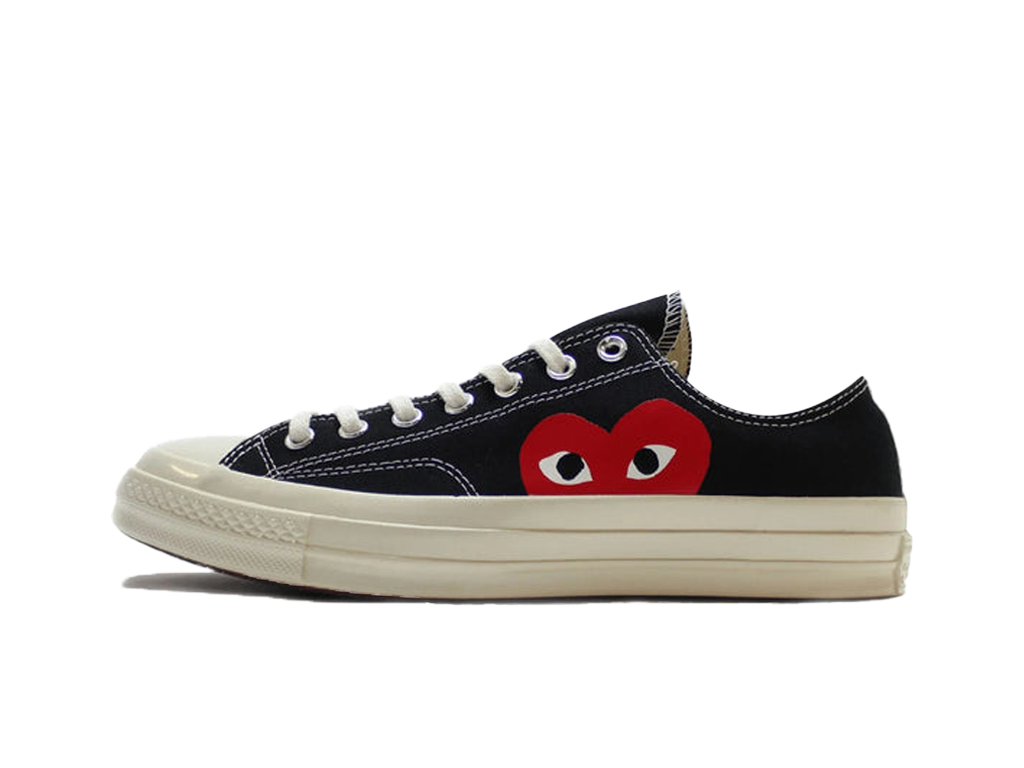 Converse Comme des Garcons Play x Chuck 70 Low Black-Converse-pikastore.cz