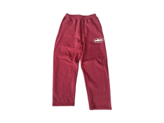 Corteiz Alcatraz Burgundy Sweatpants