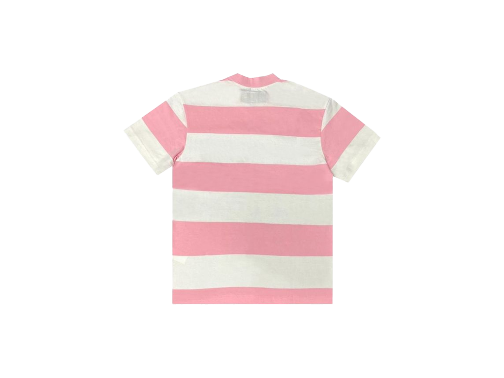 Corteiz Allstarz Striped Tee White Pink-Corteiz-pikastore.cz