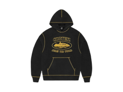 Corteiz Alcatraz Contrast Hoodie Black/Yellow