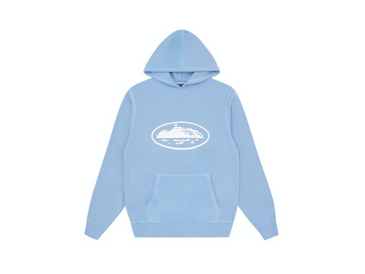 Corteiz Alcatraz Hoodie Baby Blue