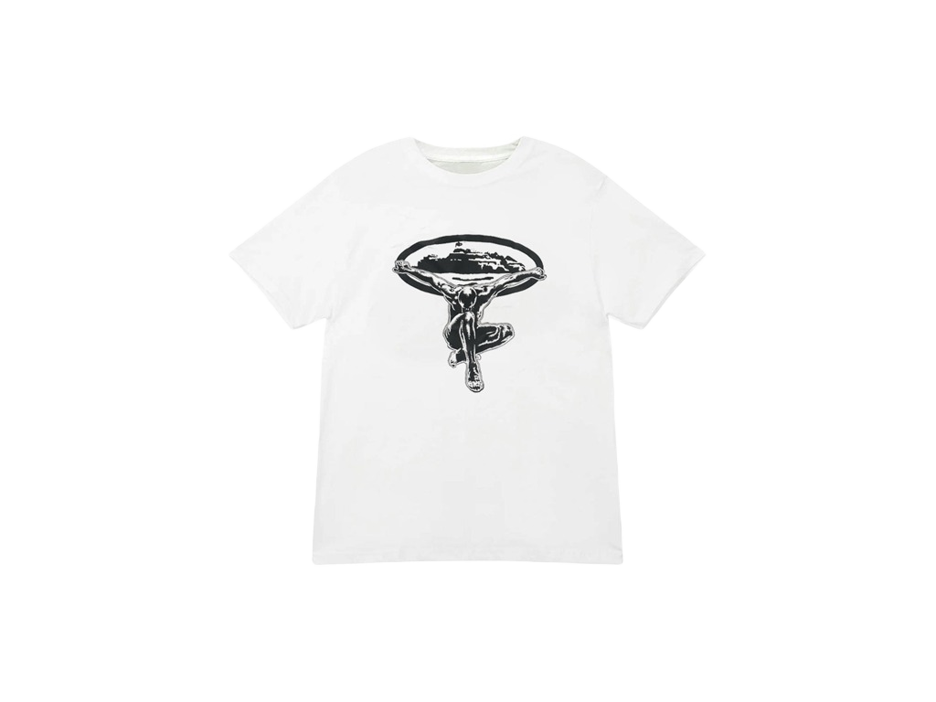 Corteiz Alcatraz Statue Tee White-Corteiz-pikastore.cz
