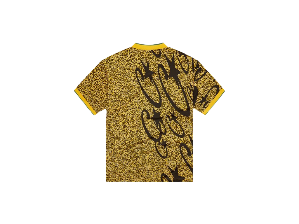 Corteiz Carni Stellations Football Jersey Yellow-Corteiz-pikastore.cz