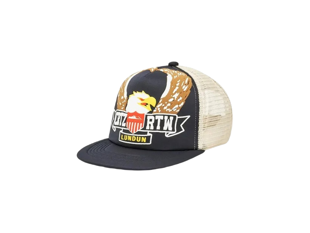 Corteiz Dipset Trucker Hat Black-Corteiz-pikastore.cz