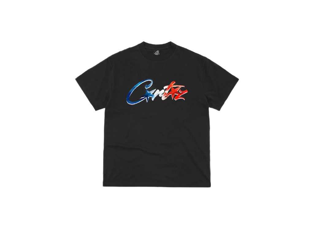 Corteiz Francais Allstarz Tee Black-Corteiz-pikastore.cz