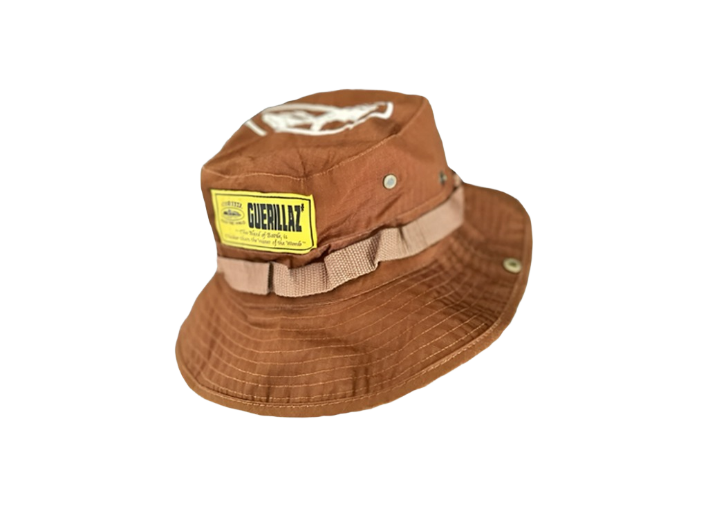 Corteiz Guerillaz Bucket Hat Brown-Corteiz-pikastore.cz