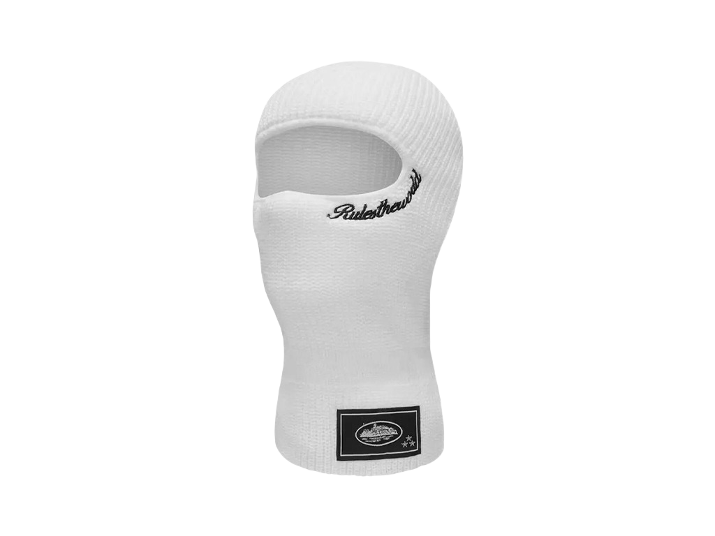 Corteiz Knit Balaclava White/Black-Corteiz-pikastore.cz