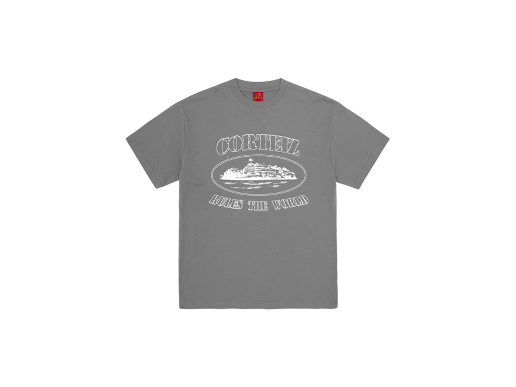 Corteiz OG Alcatraz Tee Gully Grey-Corteiz-pikastore.cz