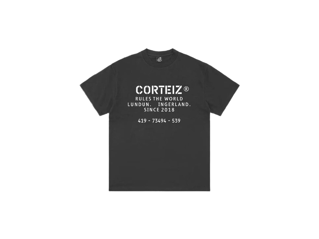 Corteiz OG Stencil Tee Black-Corteiz-pikastore.cz