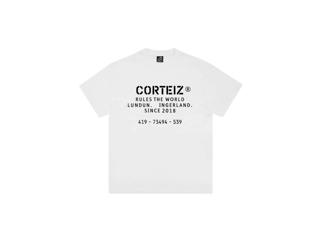 Corteiz OG Stencil Tee White-Corteiz-pikastore.cz