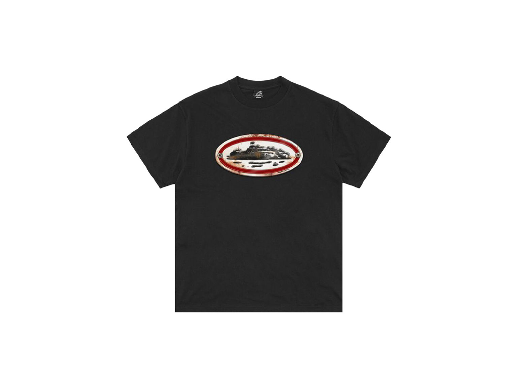 Corteiz Rusty Alcatraz Tee Black-Corteiz-pikastore.cz