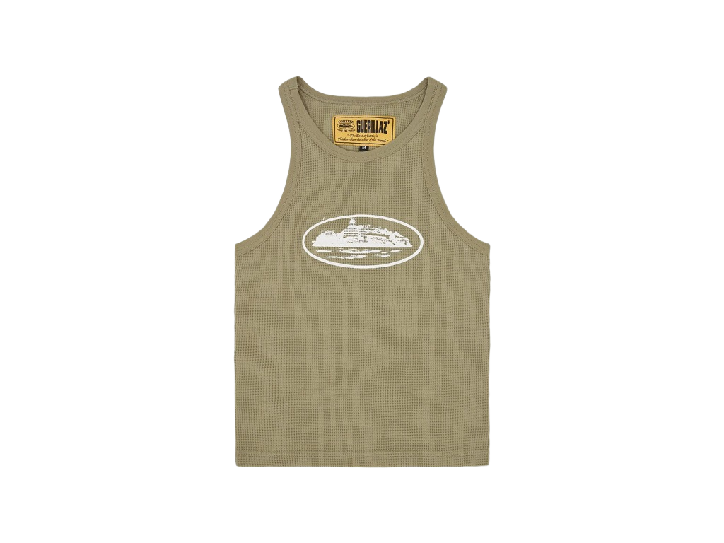Corteiz Womens Tank Top Olive-Corteiz-pikastore.cz