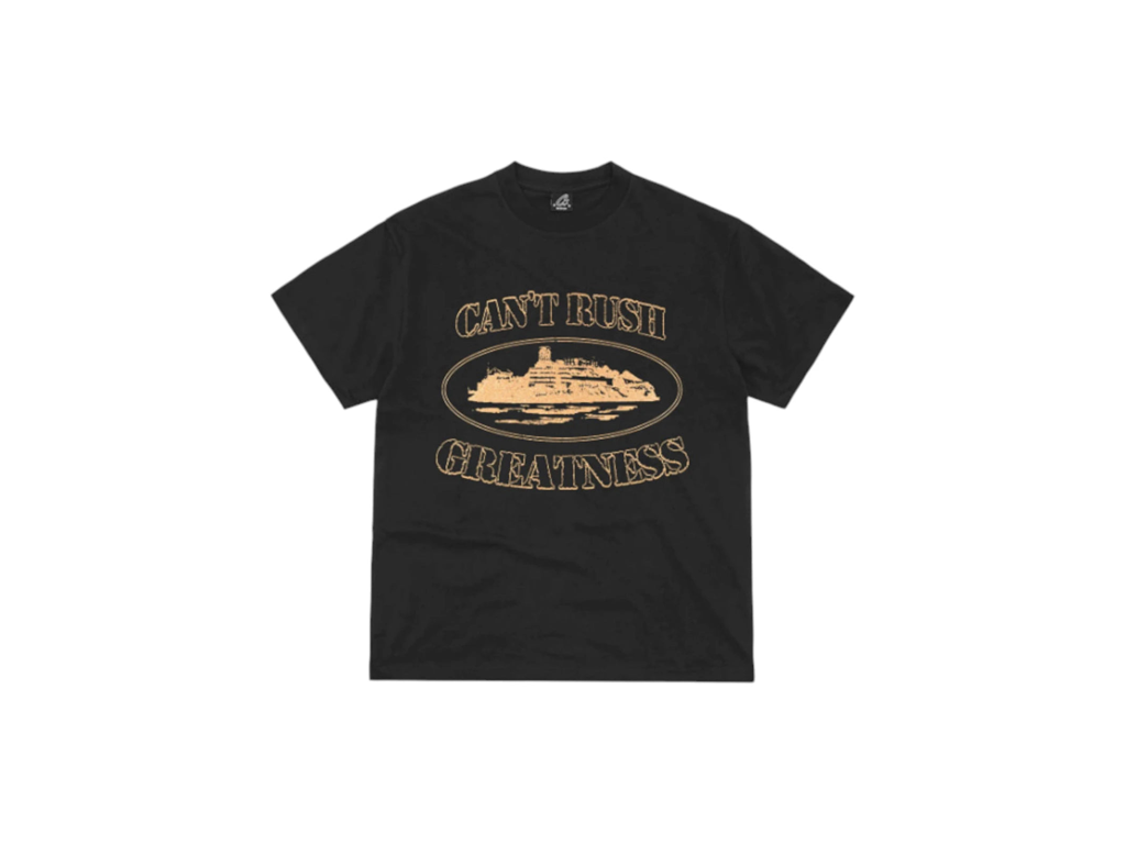 Corteiz x Cental Cee Cant Rush Greatness Tee Black-Corteiz-pikastore.cz