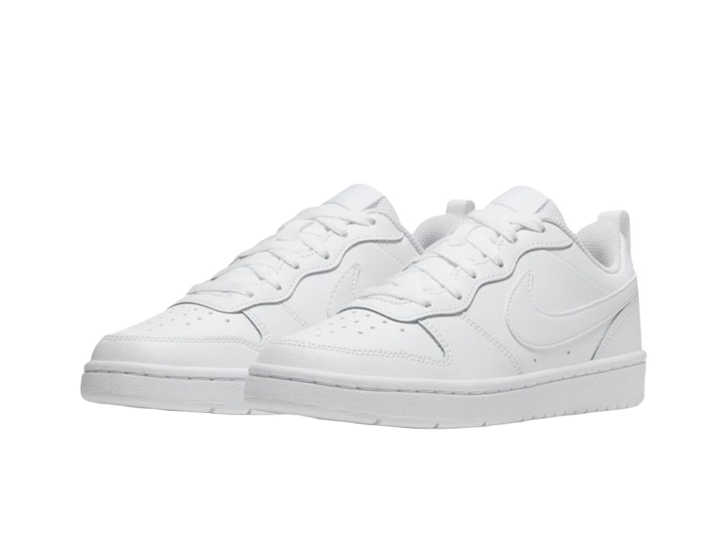 Nike Court Borough Low 2 GS Triple White-Nike-pikastore.cz