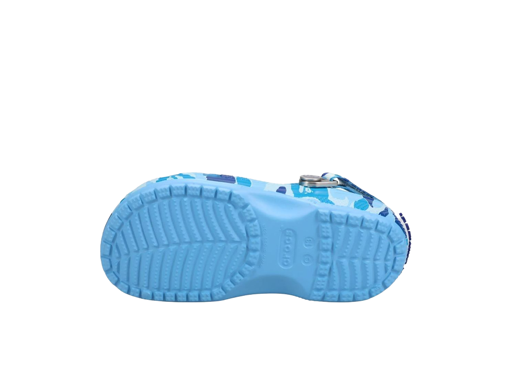 Crocs Classic Clog A Bathing Ape ABC Camo Blue (Kids) – pantofle – fotka 5 z 5