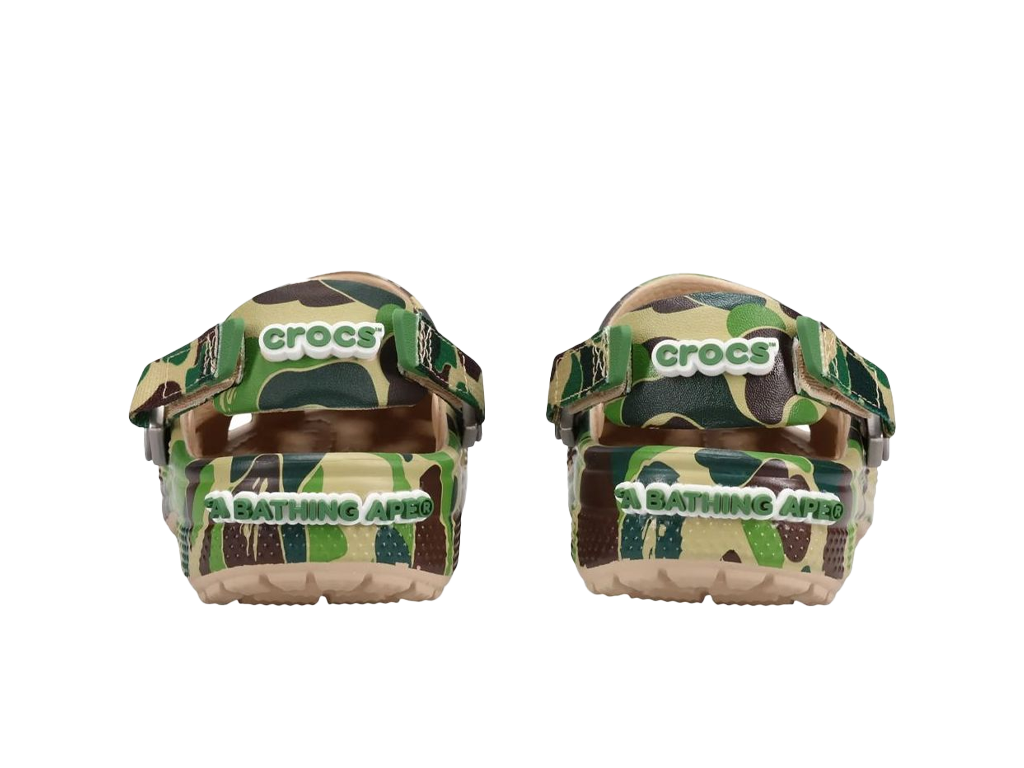 Crocs Classic Clog A Bathing Ape ABC Camo Green (Kids) – claquettes – photo 4 sur 5