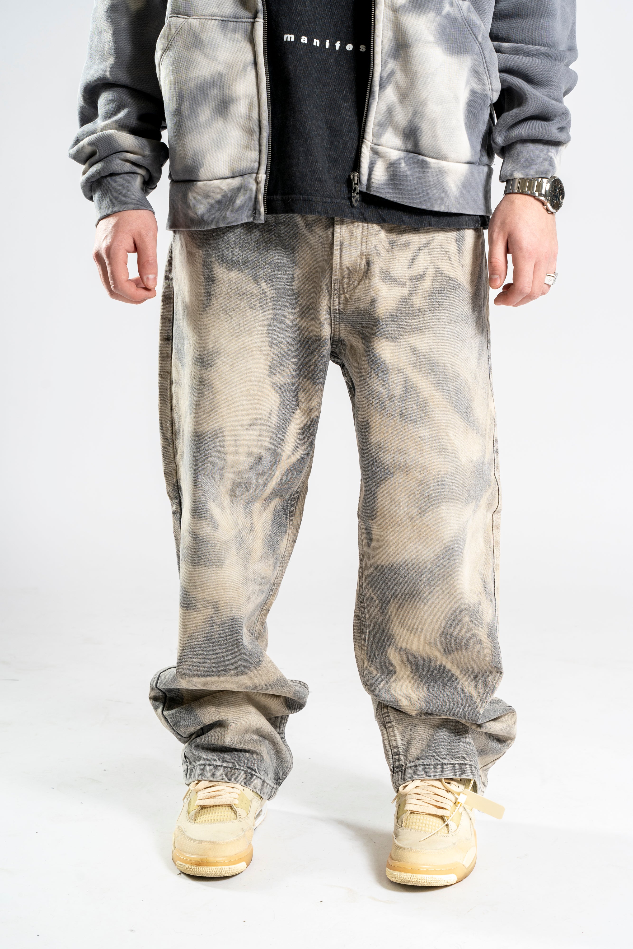 Custom Bleached Jeans