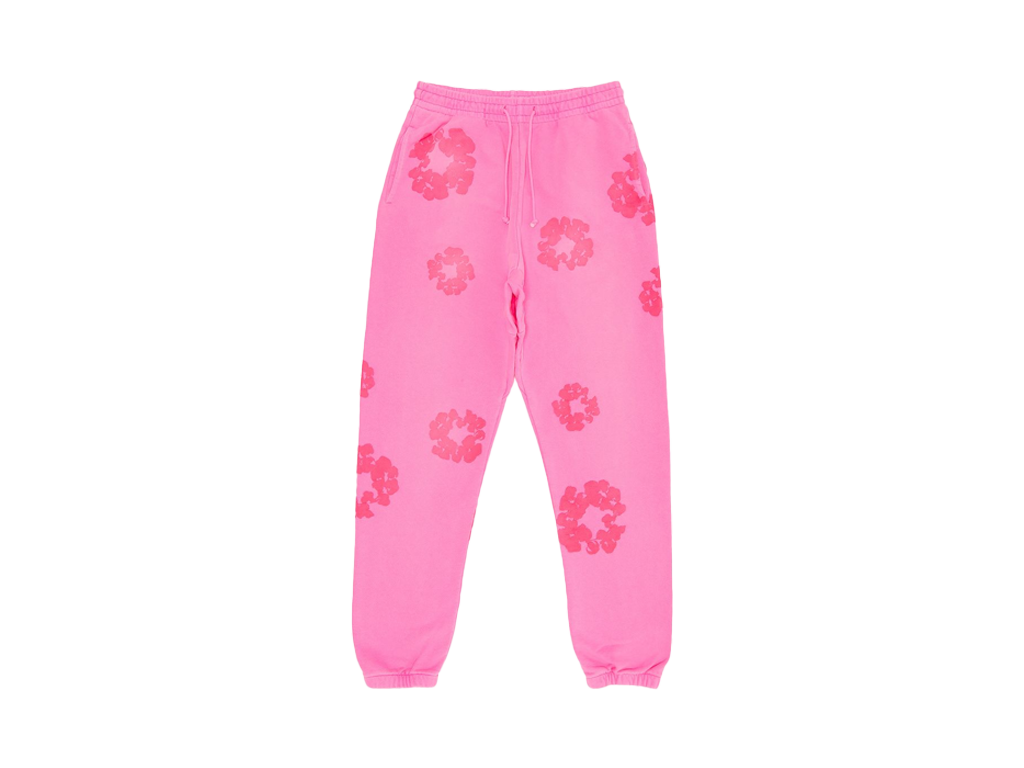 Denim Tears Mono Cotton Wreath Sweatpants Pink