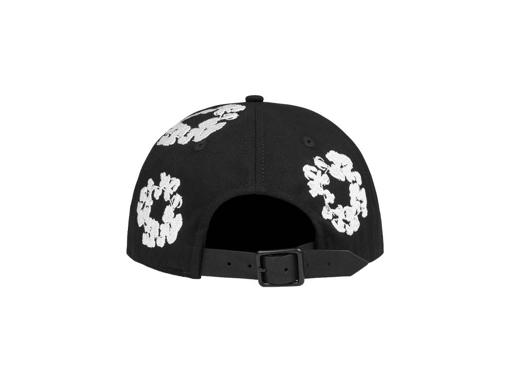 Denim Tears The Cotton Wreath Cap Black-Denim Tears-pikastore.cz