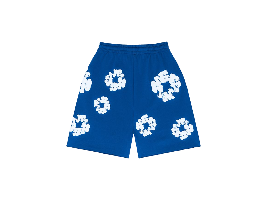 Denim Tears The Cotton Wreath Short Royal Blue
