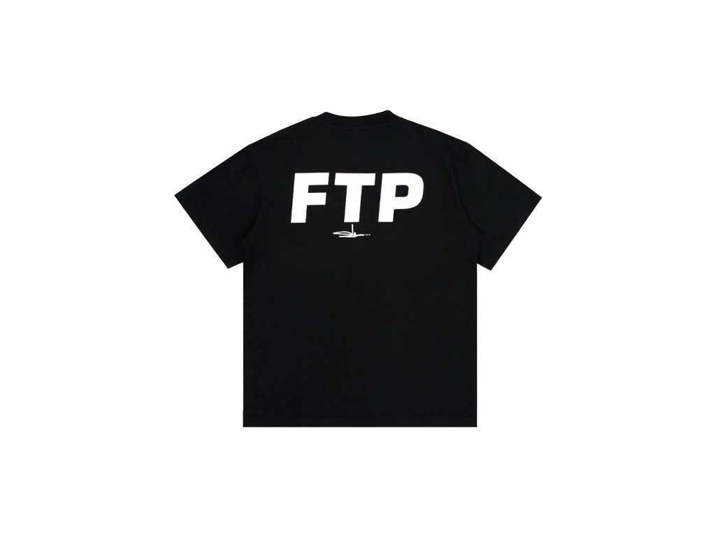 FTP x Slawn Dog Tee Black-FTP-pikastore.cz