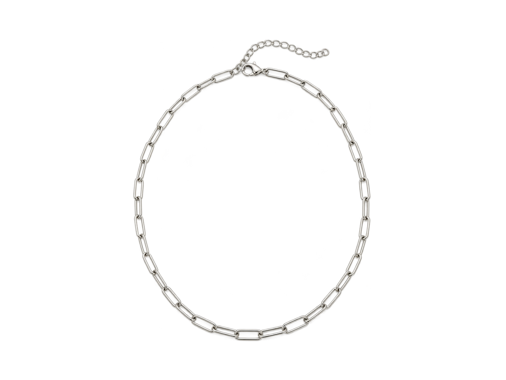 Fine Paperclip Necklace – kleding