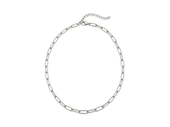 Fine Paperclip Necklace