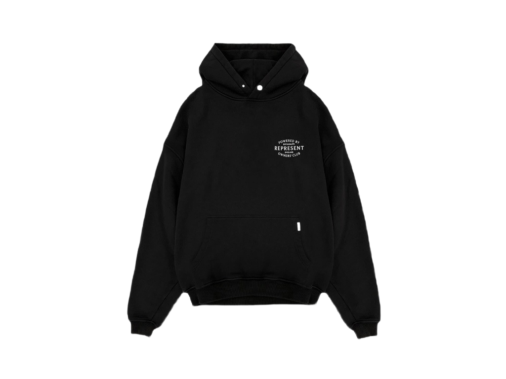 Represent Owners Club Stamp Hoodie Black-Represent-pikastore.cz