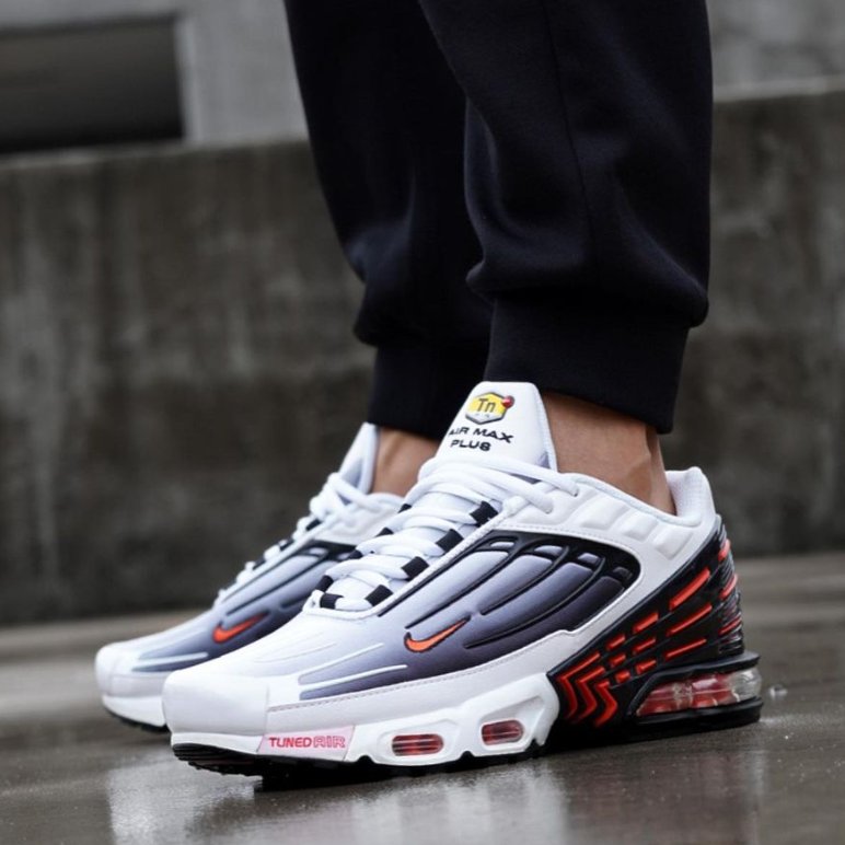 Nike Air Max Plus 3 White Team Orange 2024-Nike-pikastore.cz