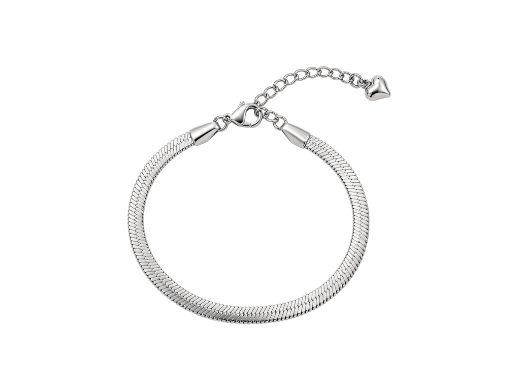 Herringbone Heart Bracelet – kleding