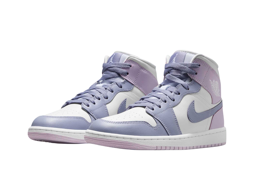 Jordan 1 Mid Indigo Haze Doll White (Womens)-Nike-pikastore.cz