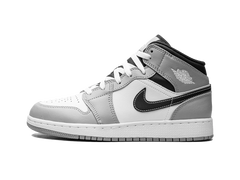 Jordan 1 Mid Light Smoke Grey (GS)