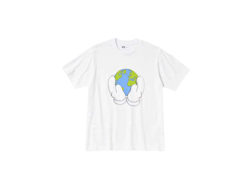 KAWS x Uniqlo Peace For All S/S Graphic T-shirt (Asia Sizing) White-Kaws-pikastore.cz