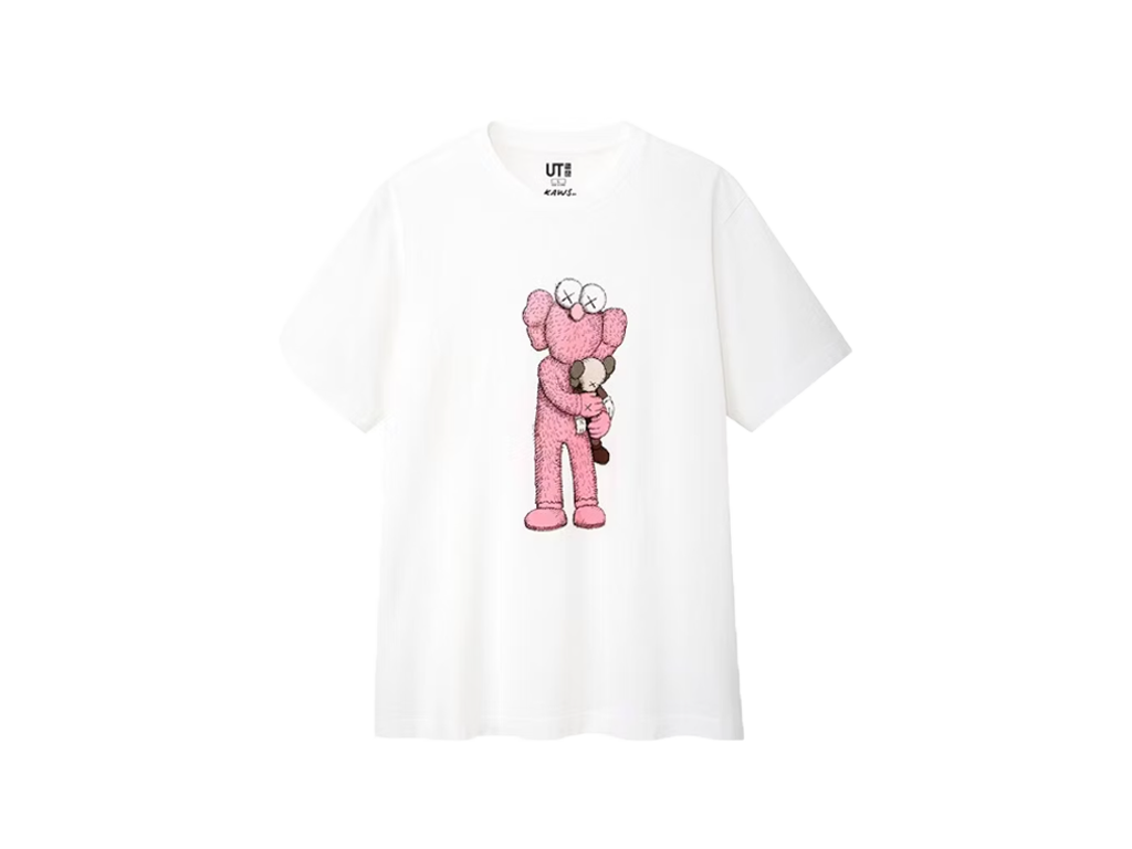 KAWS x Uniqlo Pink BFF Tee (US Sizing) White-Kaws-pikastore.cz