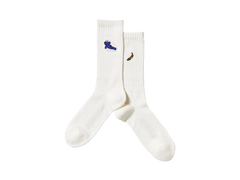 Kaws x Uniqlo Banana Socks White