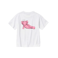 Kaws x Uniqlo UT Short Sleeve Graphic T-shirt White Pink