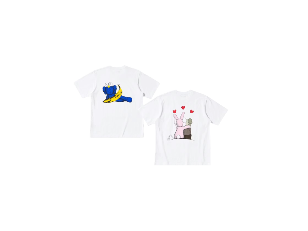 Kaws x Uniqlo Warhol UT Graphic 471321/476350 T-shirt Set White/White-Kaws-pikastore.cz